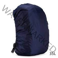 35-80l 배낭 레인 커버 하이킹 등반을위한 배낭 레인 커버 방수 방진 배낭 커버 트레킹 배낭 장비, 진한 파란색 60l