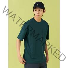 [빈폴] [BCycle] Unisex 그린 자전거 와펜 포켓 티셔츠 (BC2342N12M)