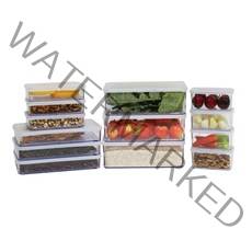 실리쿡 시스루납작이 냉장고정리용기 올인원알찬세트 깊은2호 3p + 납작2호 3p + 납작3호 3p + 납작소형 4p, 1세트