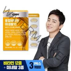 GNM 자연의품격 종합비타민 미네랄15, 90정, 1개