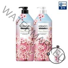 [애경]케라시스 퍼퓸 체리 블라썸 샴푸/린스 1000ml+러블리 샴푸 180ml, 02.린스 1000ml