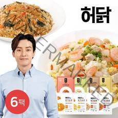 허닭 [허닭] 닭가슴살 곤약볶음밥/식단 맛있는 볶음밥 250g 6팩, 18. 불닭곤약볶음밥 3팩+닭갈비곤약볶음밥 3팩