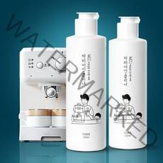 1통 200ml 커피머신 액상 세척제 커피머신청소 클리너 세정제 에스프레소머신 클리너, 커피머신클리너200ml