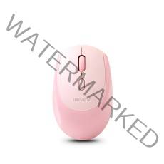 아이리버 2.4Hz 무소음 푸딩 무선 마우스 EQwear-V150, 핑크
