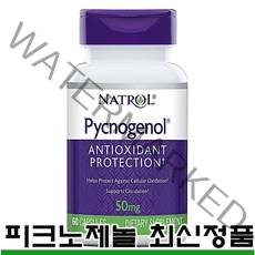 나트롤 호팍사 피크노제놀 식물성 플라보노이드 50mg 60정 프랑스 해안송껍질 추출물 Pycnogenol
