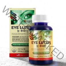오리진 눈 루테인 500mg, 1개, 60정