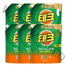 테크 진드기제거 리필 2L 드럼 X 6개