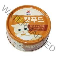 사조 캣푸드 간식캔 생선, 가쓰오부시, 10개입