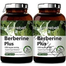 네이처벨 Berberine Plus 베르베린 1200mg 2팩 각120정