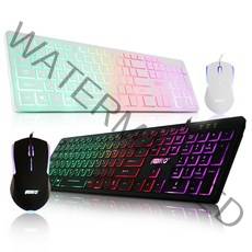 앱코 KM120 RGB 멤브레인 키보드 마우스 합본 (블랙)