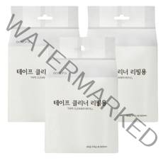 굿픽스 사선컷팅 테이프클리너 밀대용 90겹 리필 3p, 3세트