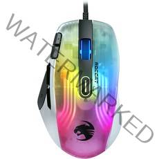 로켓 게이밍 마우스 Kone XP White Ergonomic 3D RGB 15 Buttons 4D Scroll Wheel