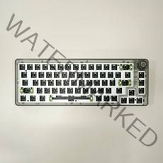 기계식 키보드 무선 게이머용 게임용 블루투스 tm680 핫 스왑 키트 3 모드 rgb, 스모키 블랙, 3modewithpcplate