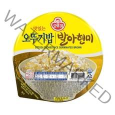 발아현미햇반 오뚜기밥 발아현미 210G 36개 배고플때, 단품