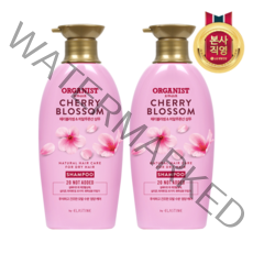 엘라스틴 오가니스트 체리블라썸 수분영양 샴푸 500ml(비건), one color, free