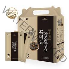 미쁨생활건강 믿음직한 참숯발효흑마늘 70ml 30포 남해흑마늘 HACCP