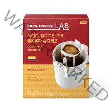 이디야 핸드드립 콜롬비아 슈프리모 드립커피 7p, 56g, 1개