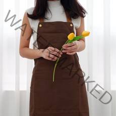 양드레 방수 앞치마, 브라운