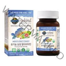 마이카인드 유기농 남성 멀티비타민 1498mg x 30정 (1개월분), 44.94g, 3개