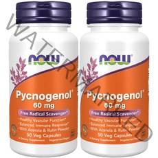 나우푸드 피크노제놀 60mg 베지 캡슐, 50개입, 2개