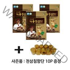 홈쇼핑 정품 김 오곤 녹용 홍삼보 6년근 홍삼추출액, 2100ml, 3박스