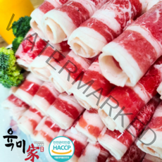 [육미가] 우삼겹 1.2KG 6kg (삼겹양지) HACCP 인증, 1팩