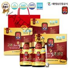 대한홍삼진흥공사 고려천년의빛 홍삼정 + 쇼핑백, 250g, 6개입