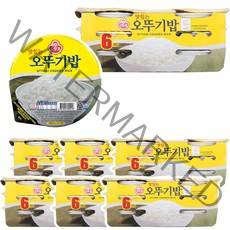 오뚜기밥 210g 6팩 x 6묶음 총36개