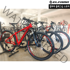 2022 엘파마 벤토르 V6100 출퇴근 입문용 MTB 자전거 100% 무료 조립 배송, S (160~170cm), 그레이 블랙