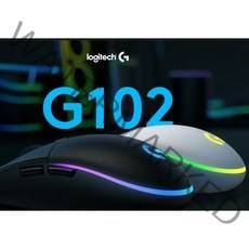 로지텍 G102 LIGHTSYNC (벌크) (블랙)