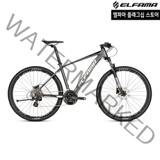 2022 엘파마 벤토르 V2000 MTB 자전거 입문용, S (158~168cm), 그레이 블랙