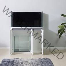 1200 4자광폭 살수여과방식 하단 섬프 어항 [120x45x45cm 10T 받침대 화이트색상]