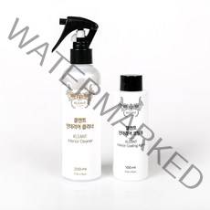 클렌트 셀프 자동차 가죽코팅 키트(클리너 200ml 코팅제 100ml)