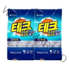 테크 호르몬 특유취제거 세탁세제 리필 4kg x 4개, 2개