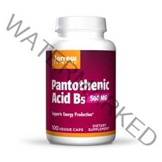 자로우 판토텐산 B5 500mg 100정 Jarrow Formulas Pantothenic