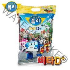 로보카폴리 비타D+/1000정/대용량/복숭아맛/(1개)