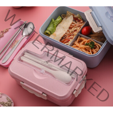 직장인 유치원 피크닉 런치박스 소풍 다이어트 식단조절 도시락통 반찬통, 핑크