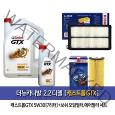 더뉴카니발 2.2디젤 캐스트롤GTX(6L+1L)7L 엔진오일 96-A2659