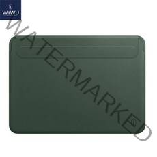 WiWU-맥북 에어 13 케이스 A2337 A2179 프로 A2338 방수 가죽 노트북 가방 MacBook Pro 14 A2442 용 새로운 슬리브, Green_Air 13.3 A1369 A1466