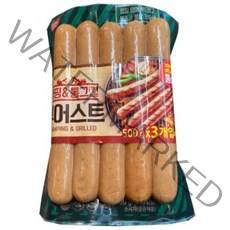 동원 캠핑 통 그릴 부어스트 500g X 3 캠핑용음식 소시지 소시지추천 코스트코 판매, 아이스팩+아이스박스