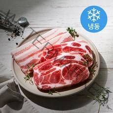 6다이닝 듀록 삼겹살 300g + 목살 300g (냉동), 1세트