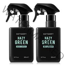 더프트앤도프트 바디스프레이 헤이지그린, 2개, 250ml