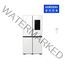 [E] 삼성 비스포크 패밀리허브 5도어 코타 RF85B97A1APW, 상글램화이트+하코타화이트