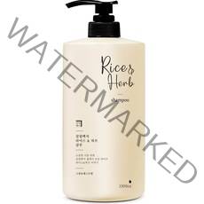 살림백서 라이스 앤 허브 샴푸 그린포레스트향, 1000ml, 1개