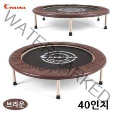아이워너 접이식 밴드 트램플린 (40in) (브라운)