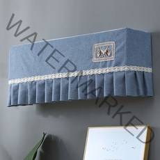 사계절 벽걸이 침실 에어컨 방진커버, 독창적인 심장의 블루 컬러를 갖추다