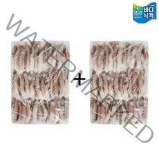 [바다식객] 손질된 쫄깃 절단낙지 1+1 500g 사이즈 M L, 2팩, L (500g+500g)