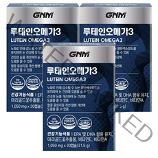 GNM 자연의품격 루테인 오메가3 30캡슐 3개