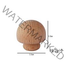 봉제 동물 대형 쿠션 인형1pcs 꼭두각시 나무 못 인형 가족 동물 DIY 공예 미완성 완구 어린이 페인트 낙서, 15 mushroom
