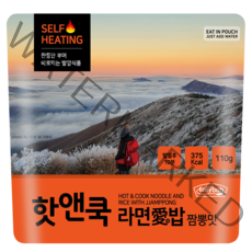 이지밥 핫앤쿡 라면애밥 짬뽕맛, 110g, 1개